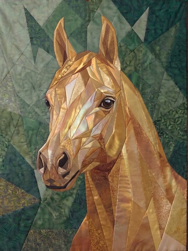 Akhal-Teke Horse 60"x80" FPP Quilt Pattern