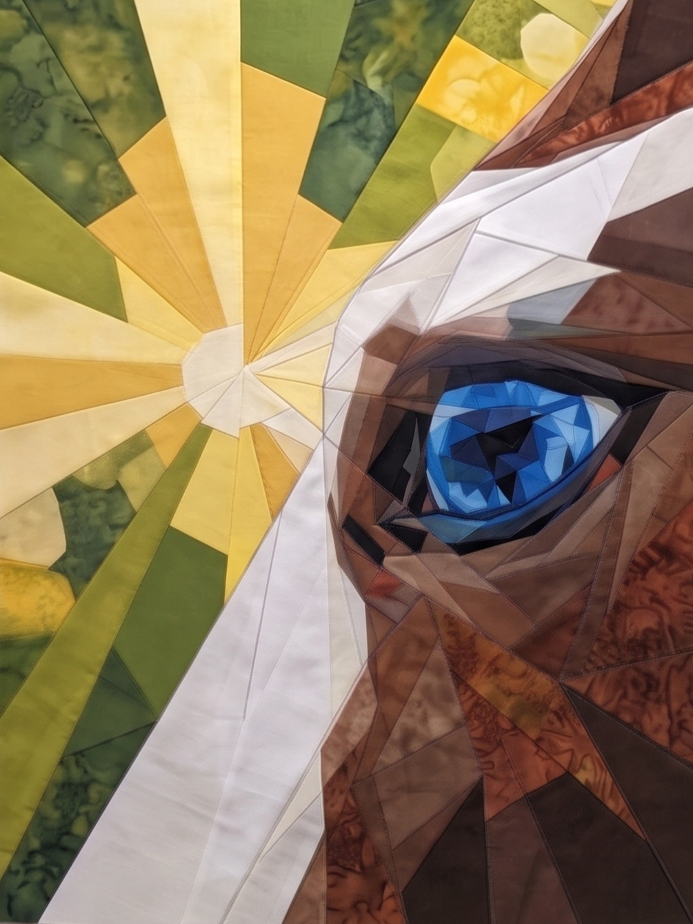 Blue Eyed Paint Horse, 60"x80" FPP Quilt Pattern