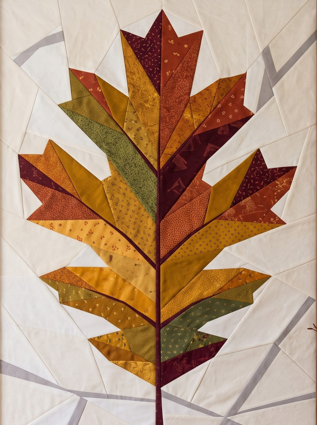 Oak Leaf, 60"x80"FPP Quilt Pattern