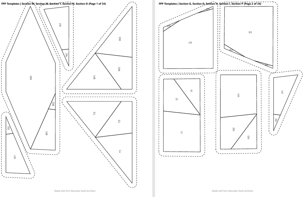 The Ultimate T-Town Tribute: 54"x36" Tulsa Flag FPP Quilt Pattern (Golden Driller Approved)