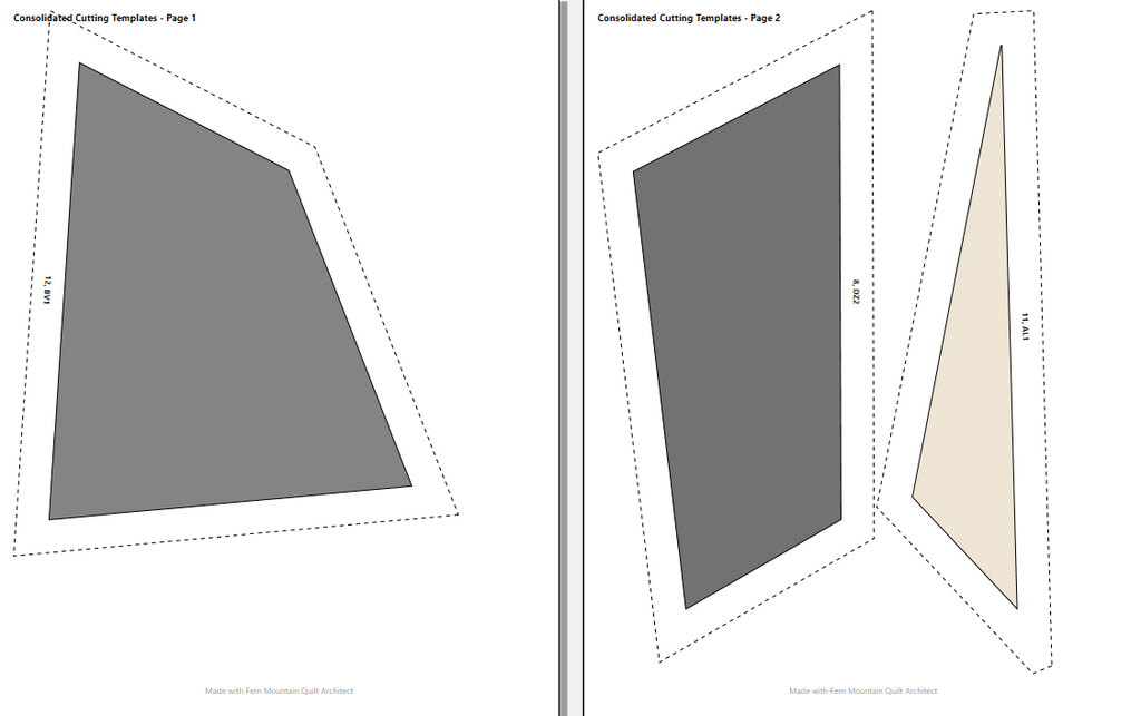 The Dark Horse 3, 60"x80" FPP Quilt Pattern