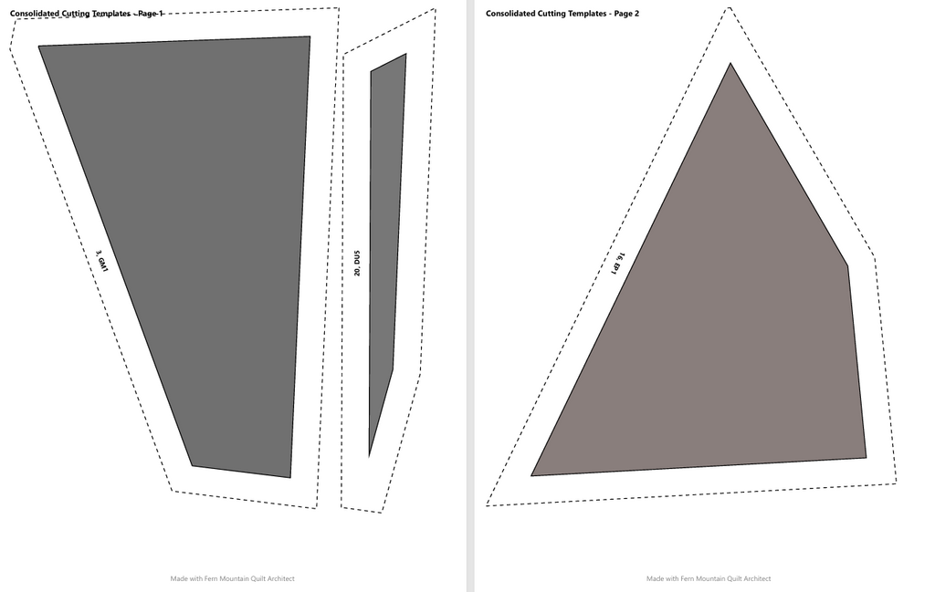 The Dark Horse 4, 60"x80" FPP Quilt Pattern