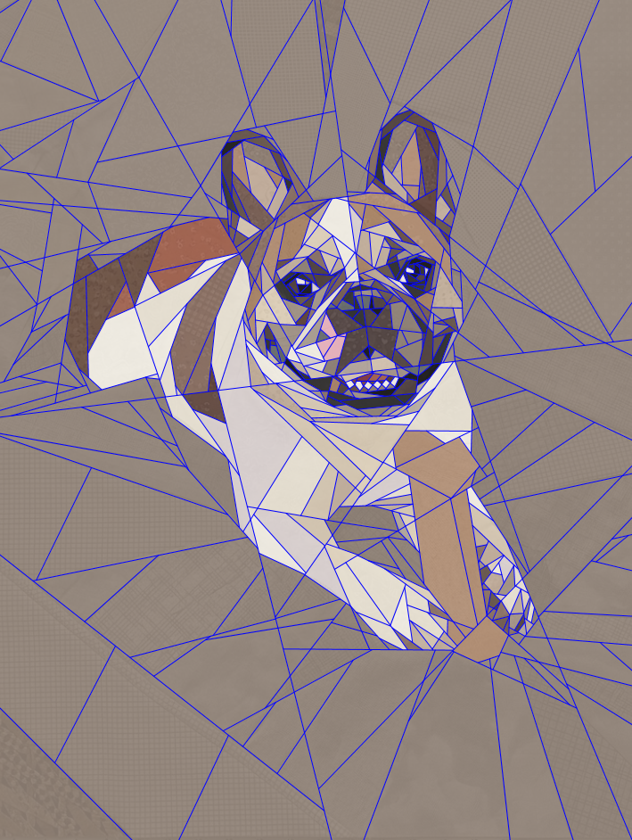 Pippa the Frenchie, 60"x80" FPP Quilt Pattern