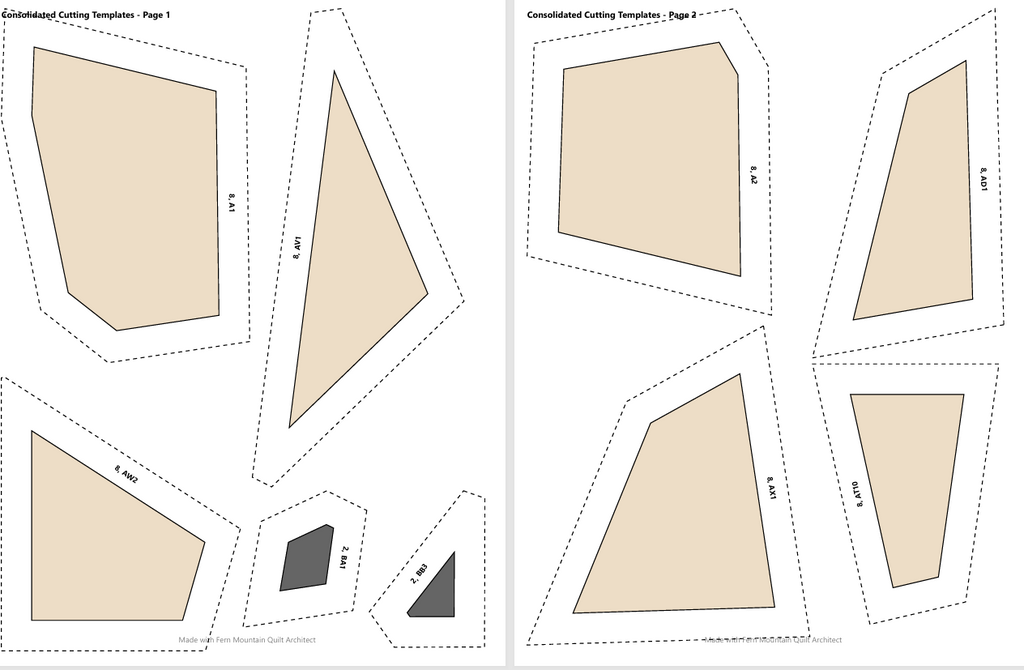 Rose Breasted Grosbeak, 14" FPP Quilt Block Pattern
