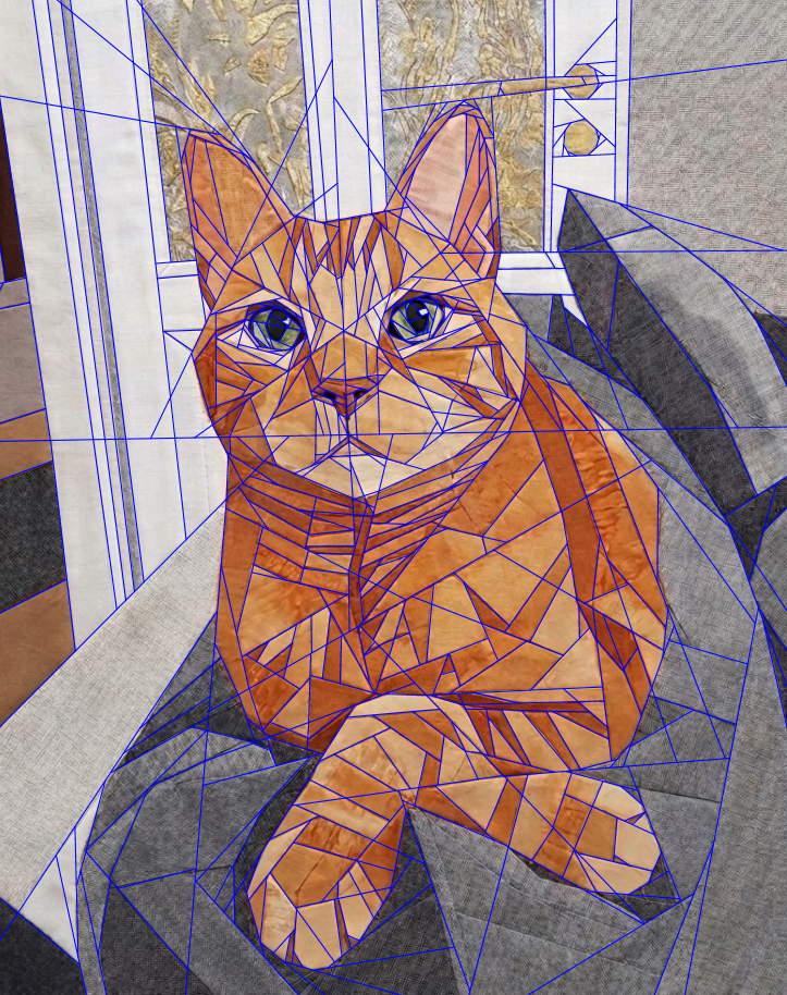 Professor Katz, 60"x74"FPP Quilt Pattern