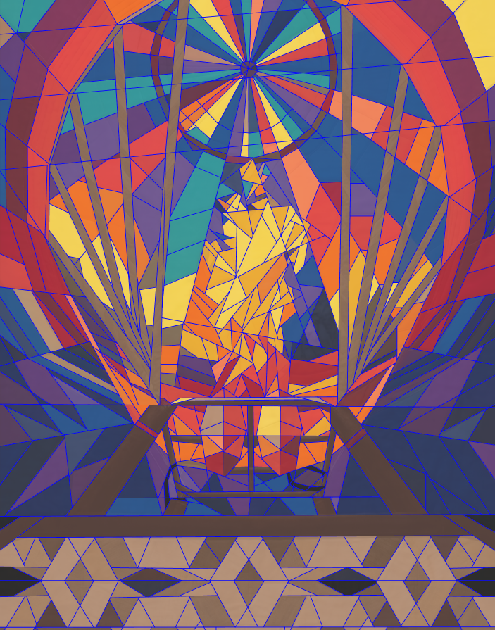 Hot Air Balloon, 60" x 80" FPP Quilt Pattern