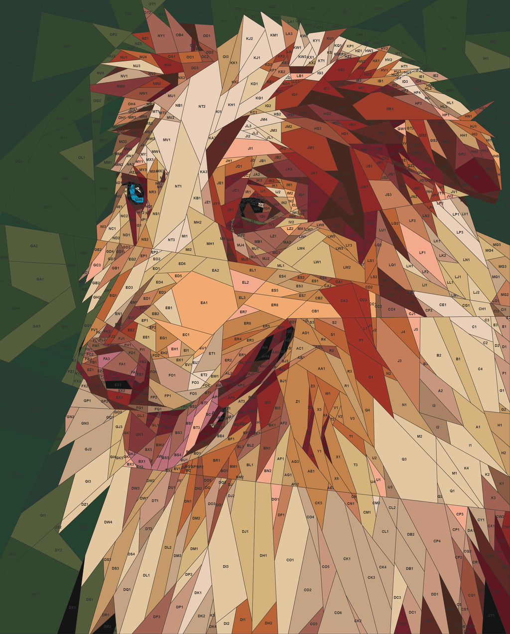 Bailey The Aussie, 72"x90"FPP Quilt Pattern