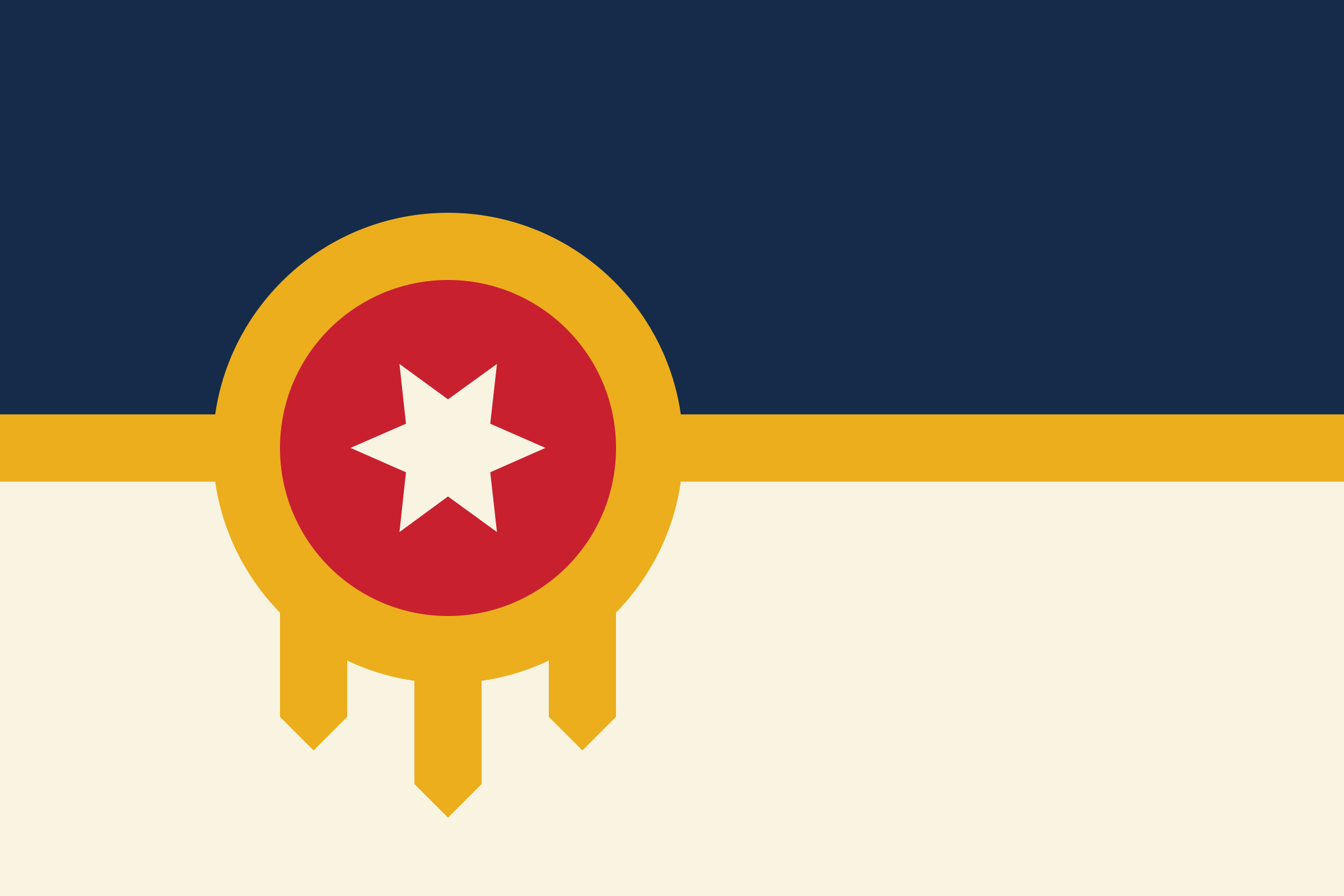 The Ultimate T-Town Tribute: 54"x36" Tulsa Flag FPP Quilt Pattern (Golden Driller Approved)