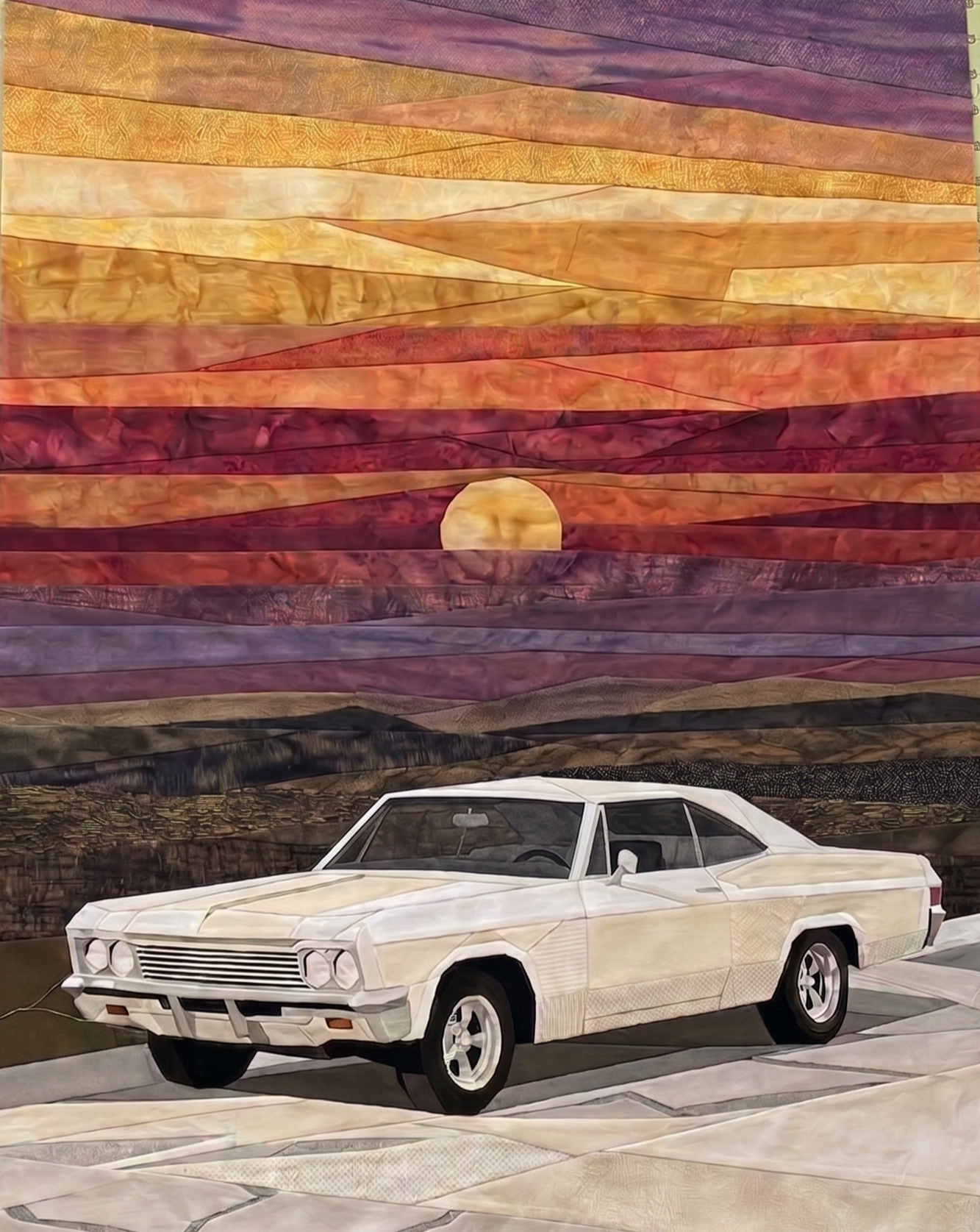 1966 Chevy Impala 90"x108" FPP Quilt Pattern