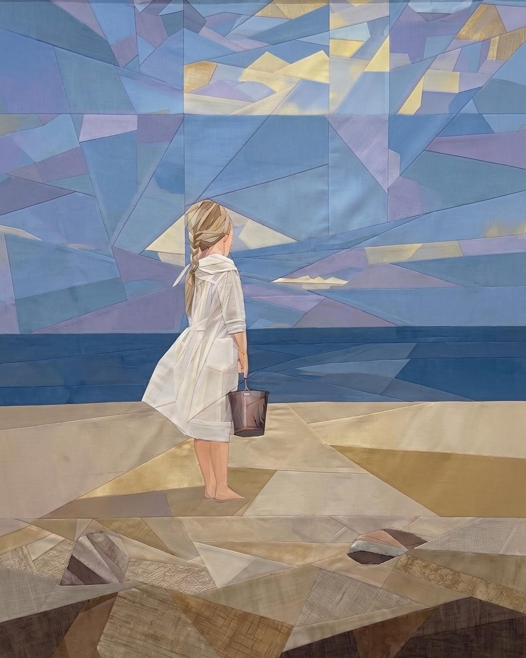 Sandy Wishes 60" x 74" FPP Quilt Pattern