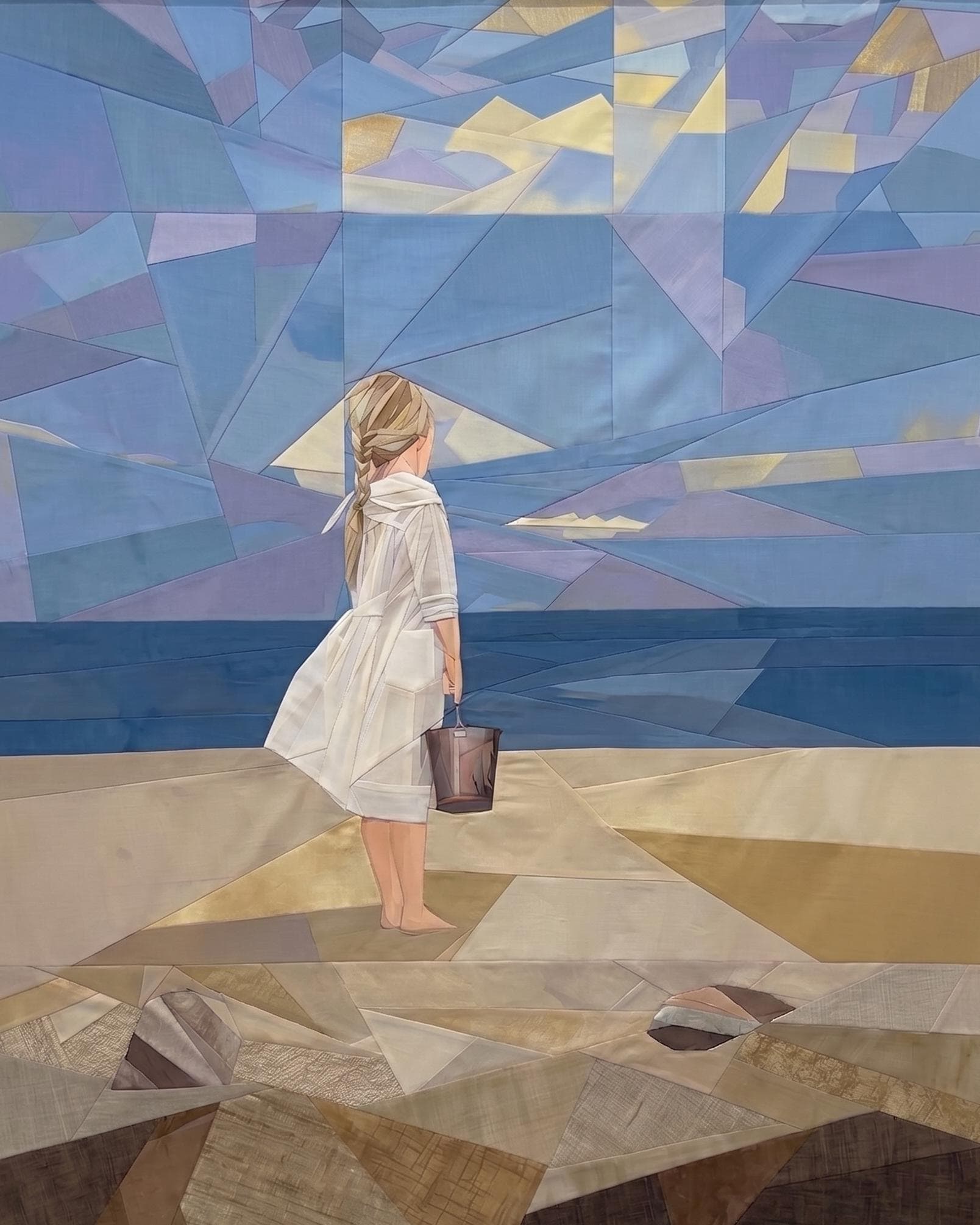 Sandy Wishes 60" x 74" FPP Quilt Pattern