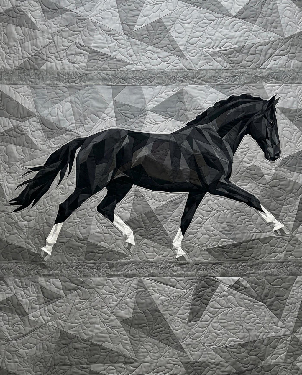 The Extended Trot 72" x 89" fpp quilt pattern