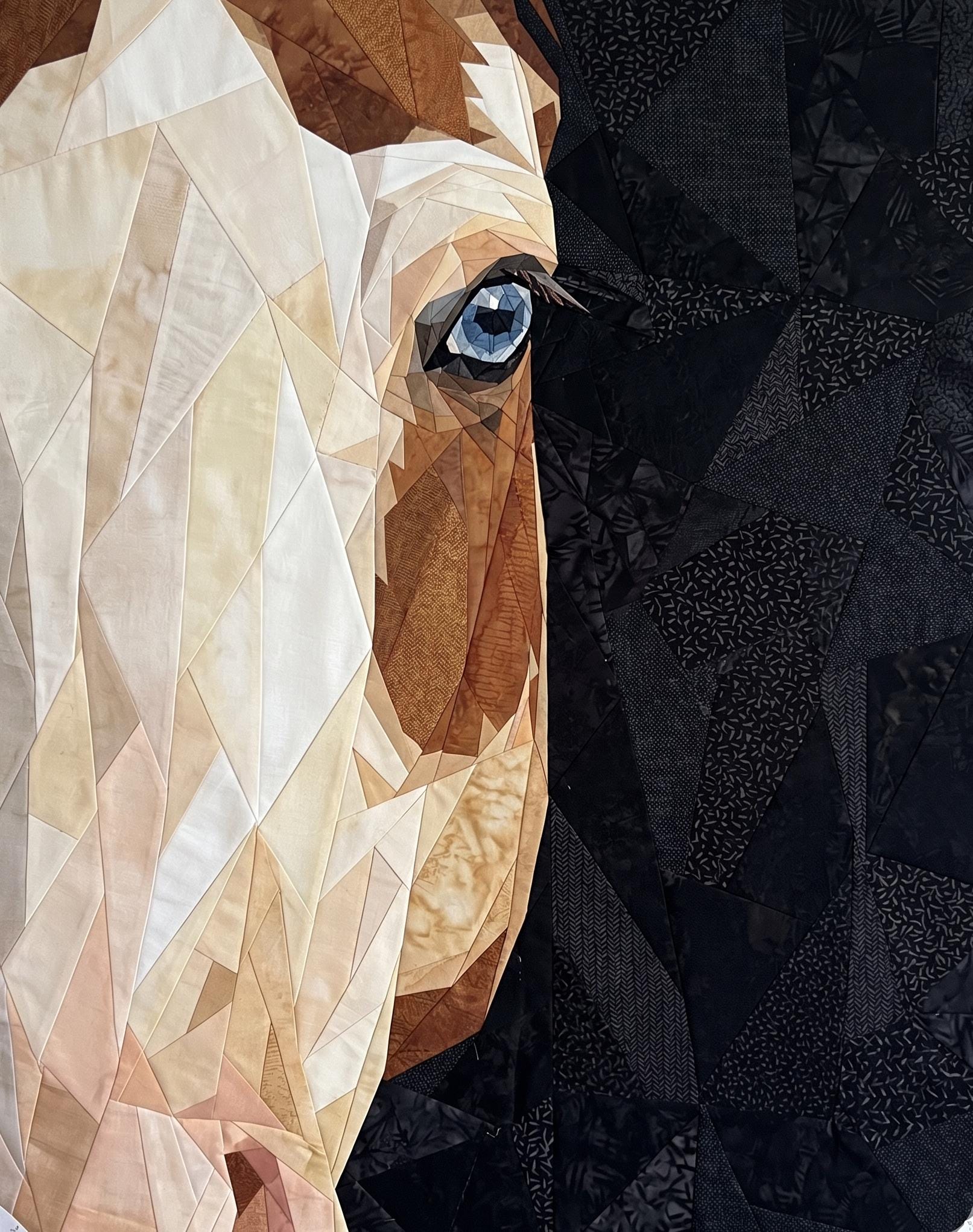 Paint Horse FPP Quilt Pattern 72" x 86"