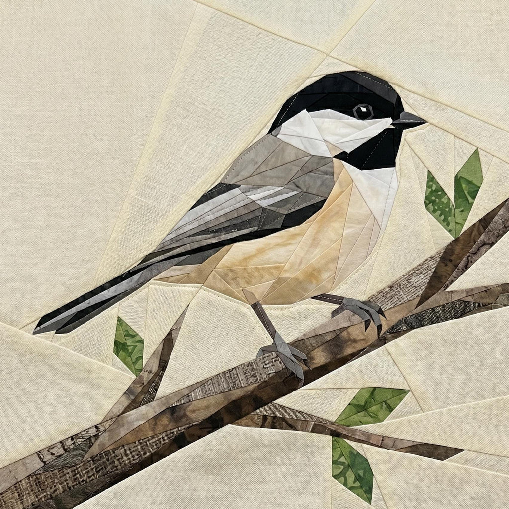 Carolina Chickadee, 14" FPP Quilt Pattern