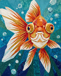 Barnaby the Goldfish, 64"x80" FPP Quilt Pattern