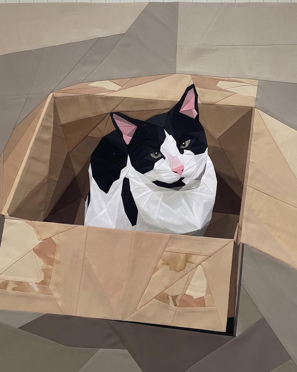 If Larry Fits, Larry Sits-72"x90" FPP Quilt Pattern