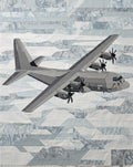 Lockheed C-130 Hercules 72" x 90" FPP Quilt Pattern