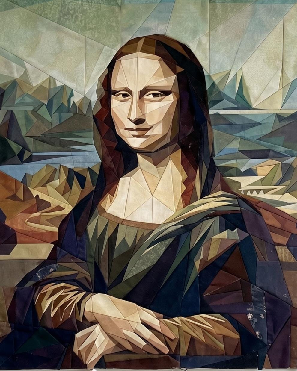 Mona Lisa's Smile 72" x 90" FPP Quilt Pattern