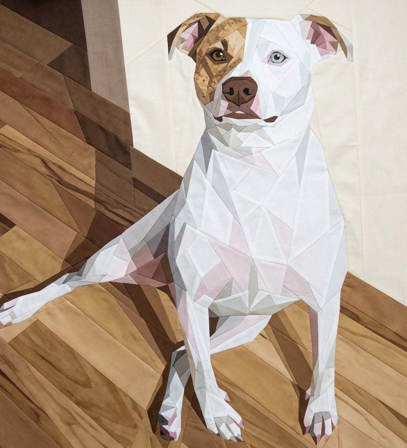Ammo the Pibble-60"x75" FPP Quilt Pattern