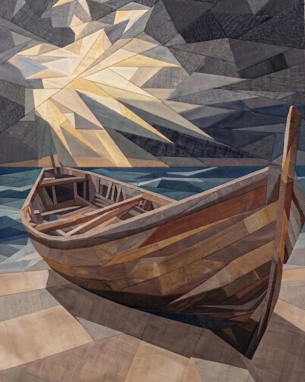 The Lonely Boat, 72" x 90" FPP Quilt Pattern