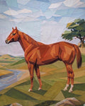 American Quarter Horse FPP Quilt pattern 72"x90"