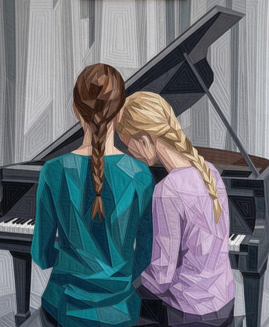 Lyric's Piano 72"x96" FPP Quilt Pattern