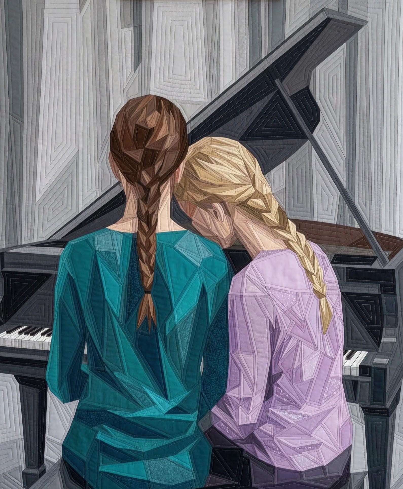Lyric's Piano 72"x96" FPP Quilt Pattern