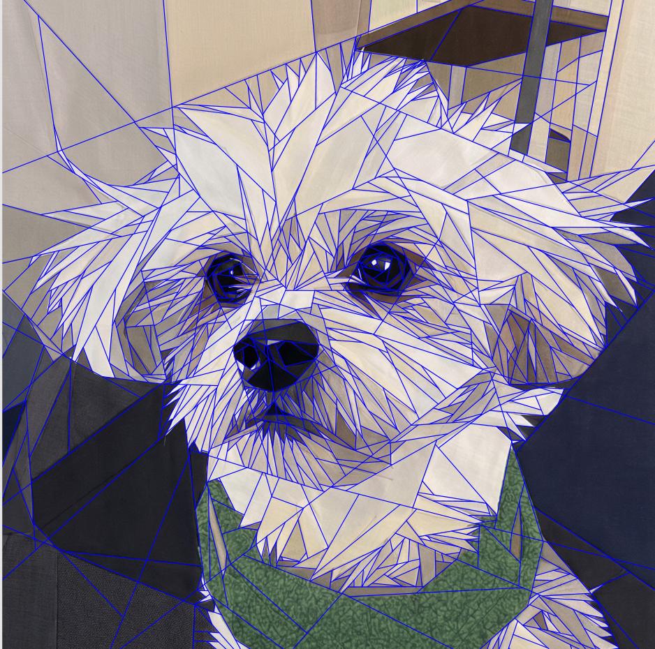 Snuffy and His Wild Hair, 60" x 60" FPP Quilt Pattern