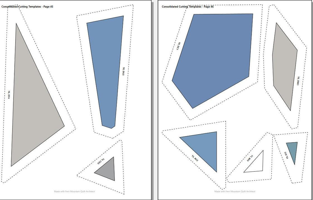 Goblin Shark, 60" x 75" FPP Quilt Pattern