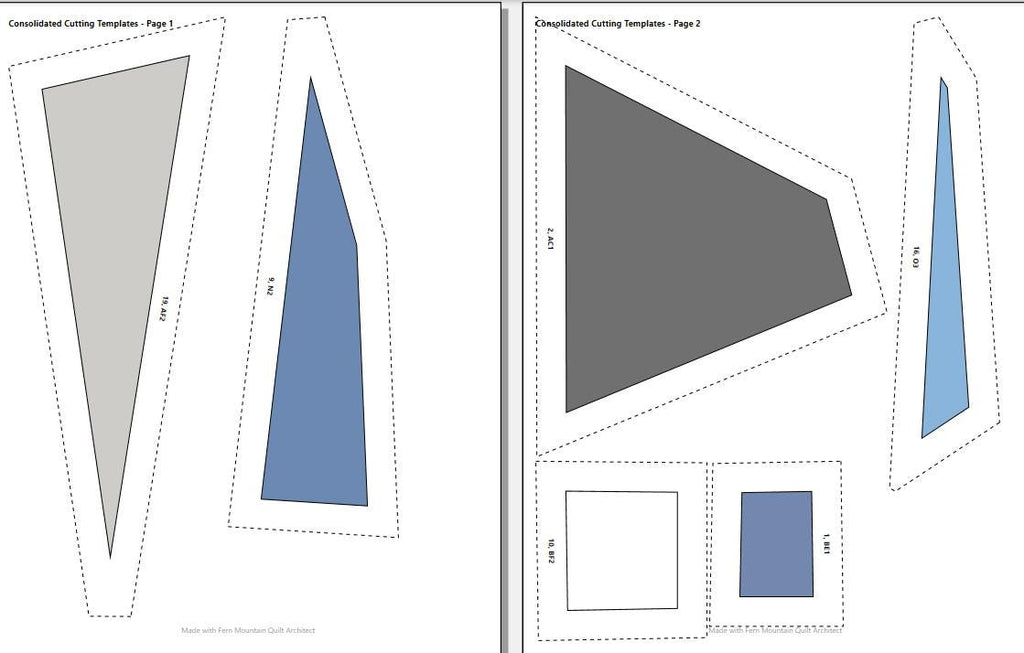 SEE MUSKOGEE Great White Shark FPP Quilt Pattern (60" x 82") - Sew the Landlocked Apex Predator!