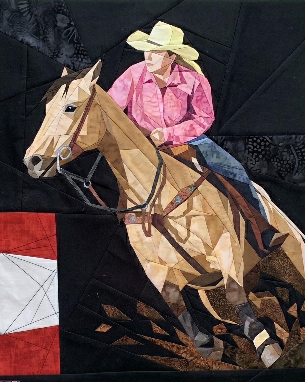 Barrel Racer, 72" x 90" FPP Quilt Pattern