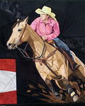 Barrel Racer, 72" x 90" FPP Quilt Pattern