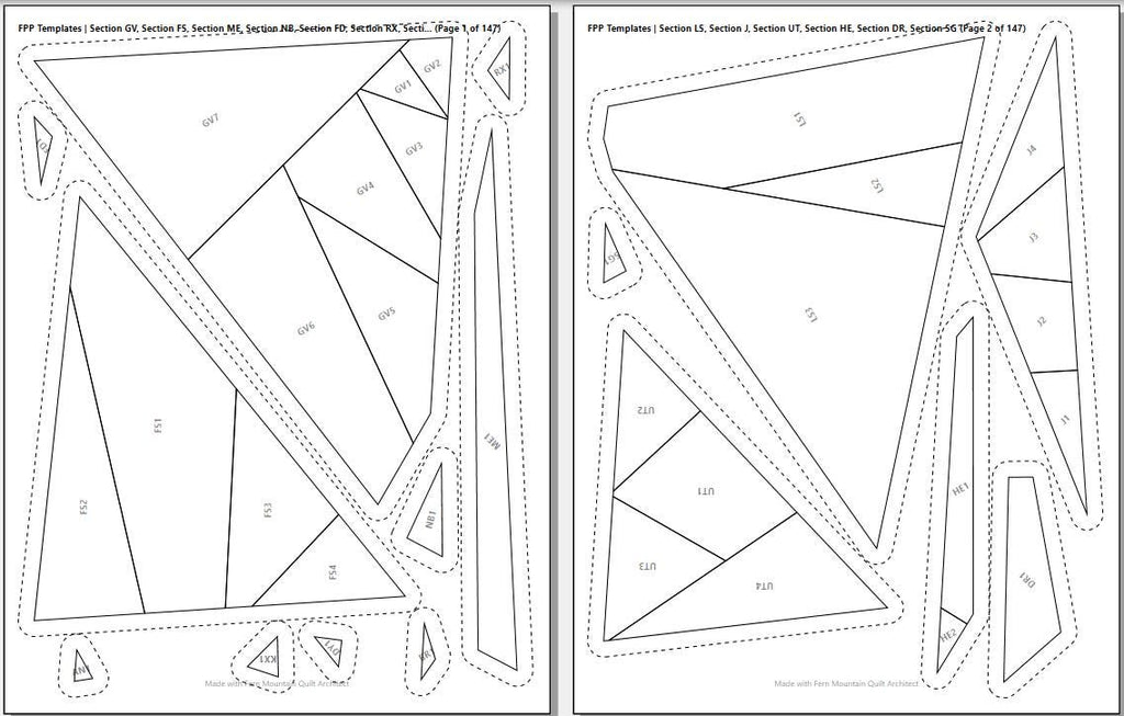 Left the 99, 72" x 90" FPP Quilt Pattern, Inspired by the art of Kevin Carden's "The Good Shepherd Is On The Way"