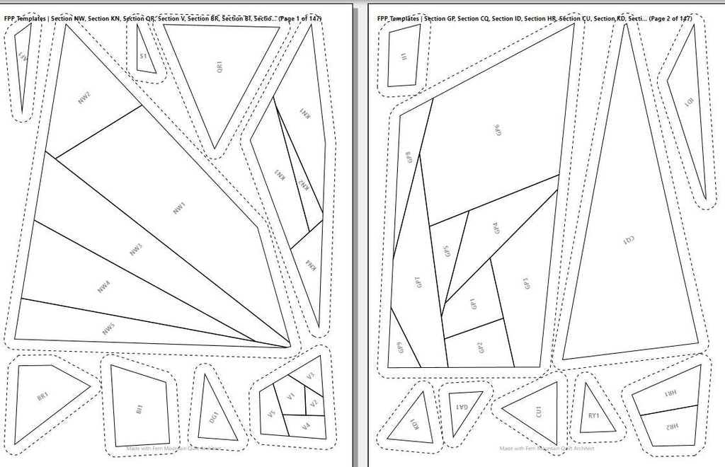 Sliding Stop, 72" x 90" FPP Quilt Pattern