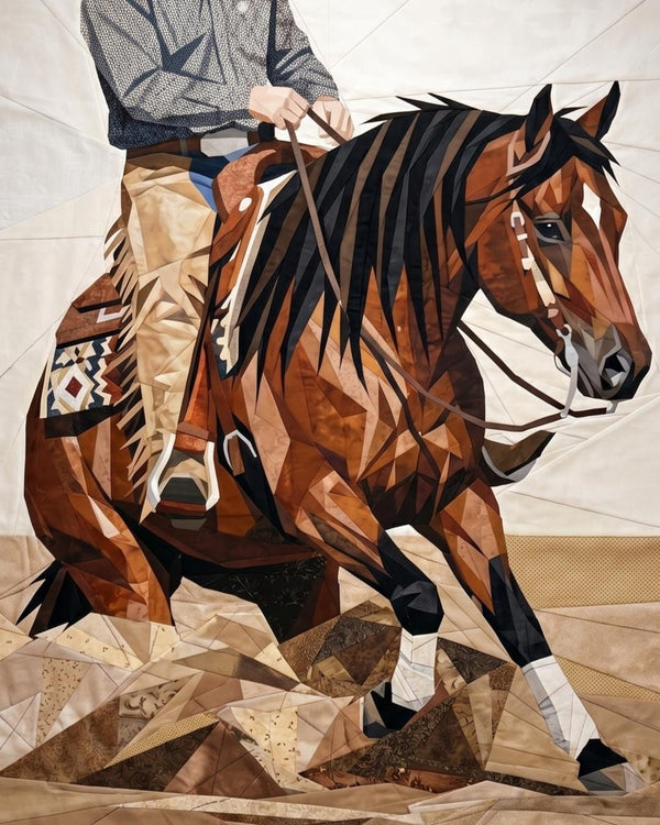 Sliding Stop, 72" x 90" FPP Quilt Pattern