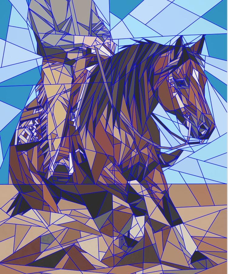 Sliding Stop, 72" x 90" FPP Quilt Pattern