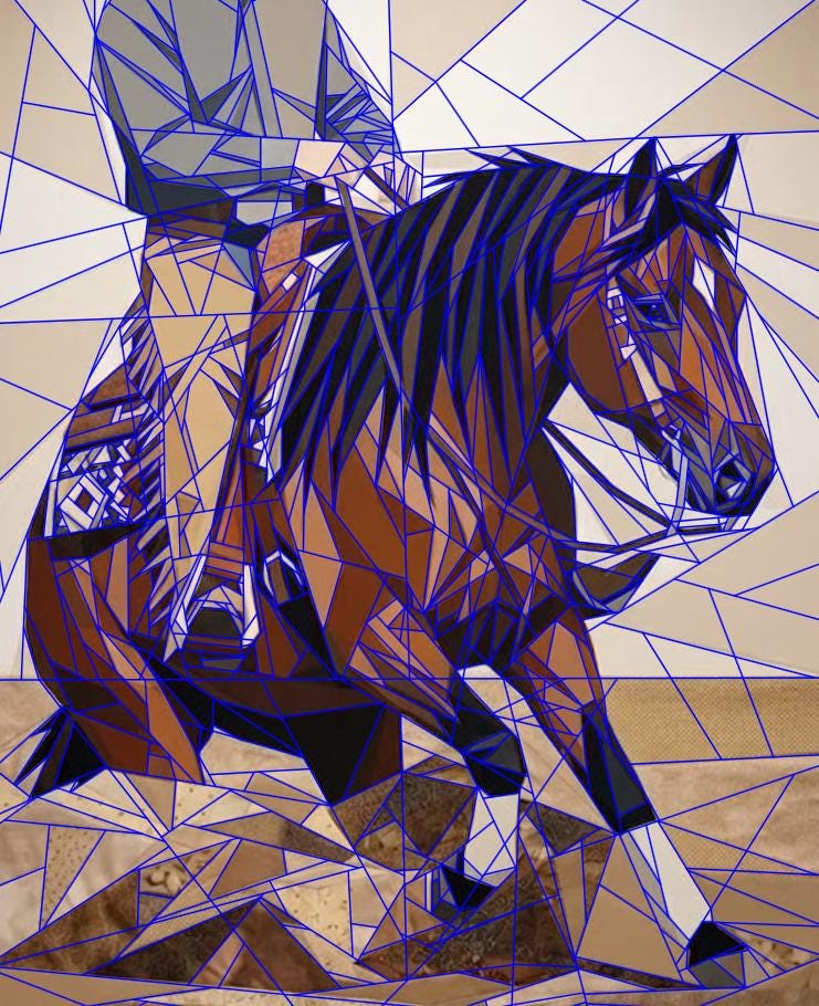 Sliding Stop, 72" x 90" FPP Quilt Pattern