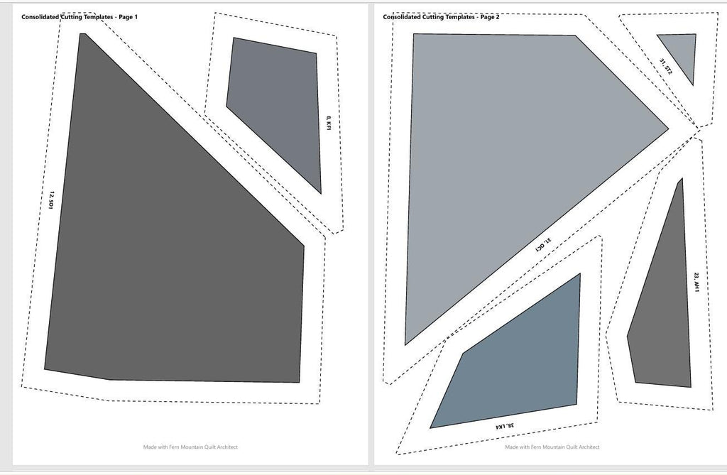 Lyric's Piano 72"x96" FPP Quilt Pattern