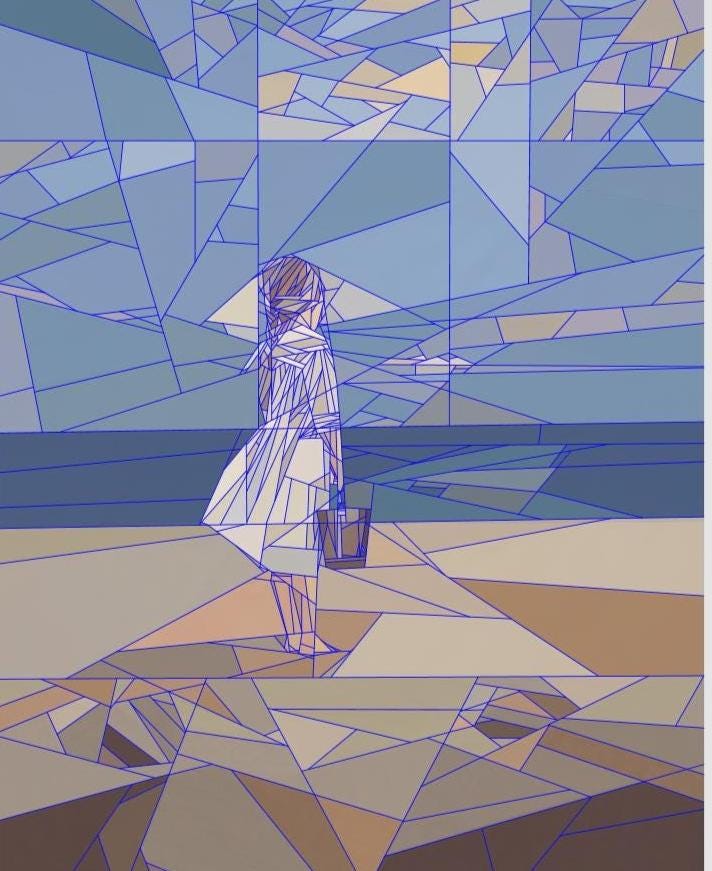 Sandy Wishes 60" x 74" FPP Quilt Pattern