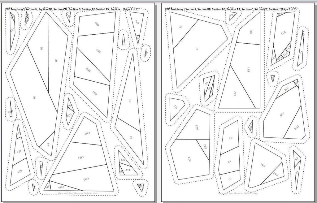 Pintail Duck 14" FPP Quilt Block Pattern