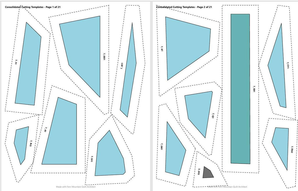 Canvasback Duck 14" FPP Quilt Block Pattern