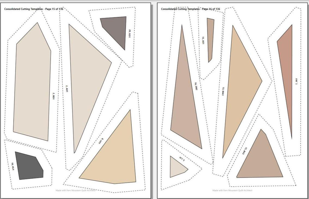 Gus, 60" x 60" FPP Digital Quilt Pattern
