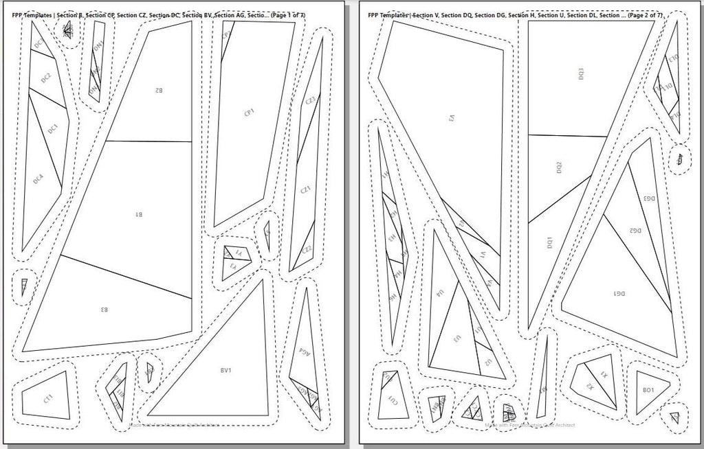 Bullocks Oriole 14" x14" FPP PDF Quilt Pattern