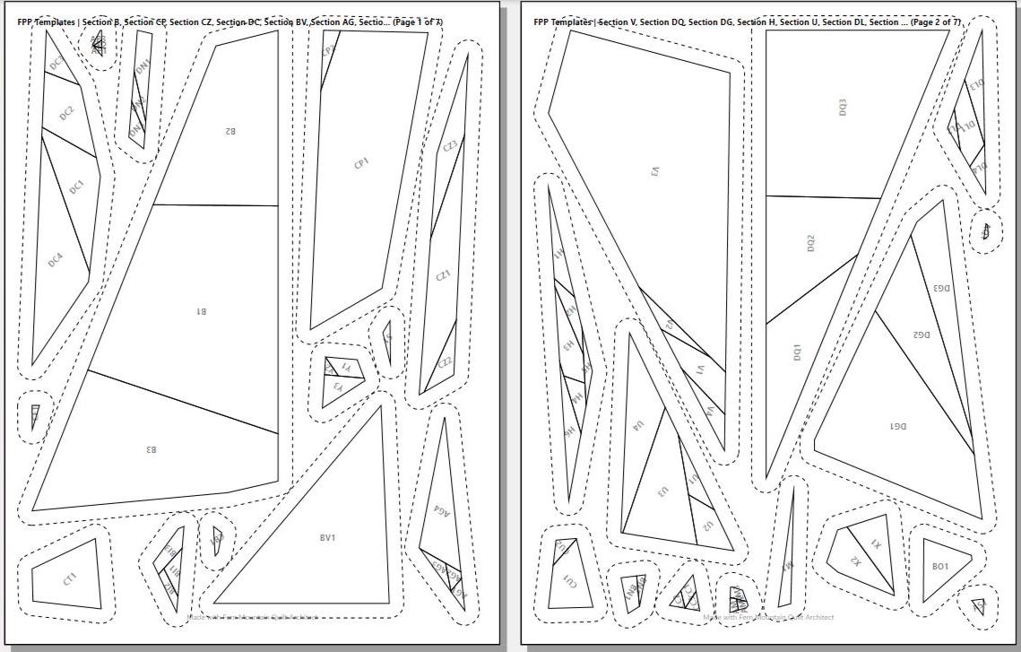 Bullocks Oriole 14" x14" FPP PDF Quilt Pattern