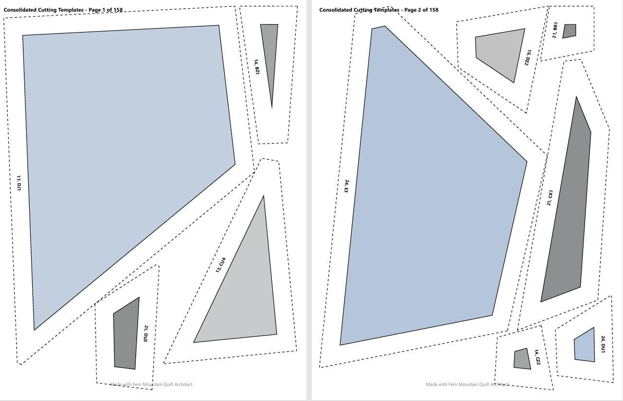 F-16 Fighting Falcon FPP 72" x 90" quilt pattern