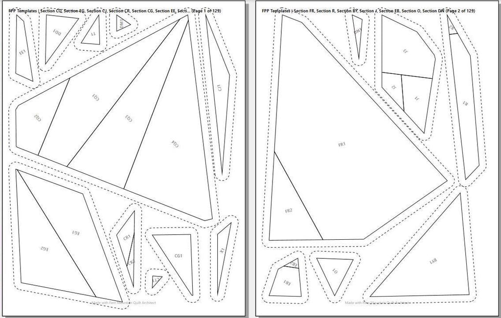 If Larry Fits, Larry Sits-72"x90" FPP Quilt Pattern
