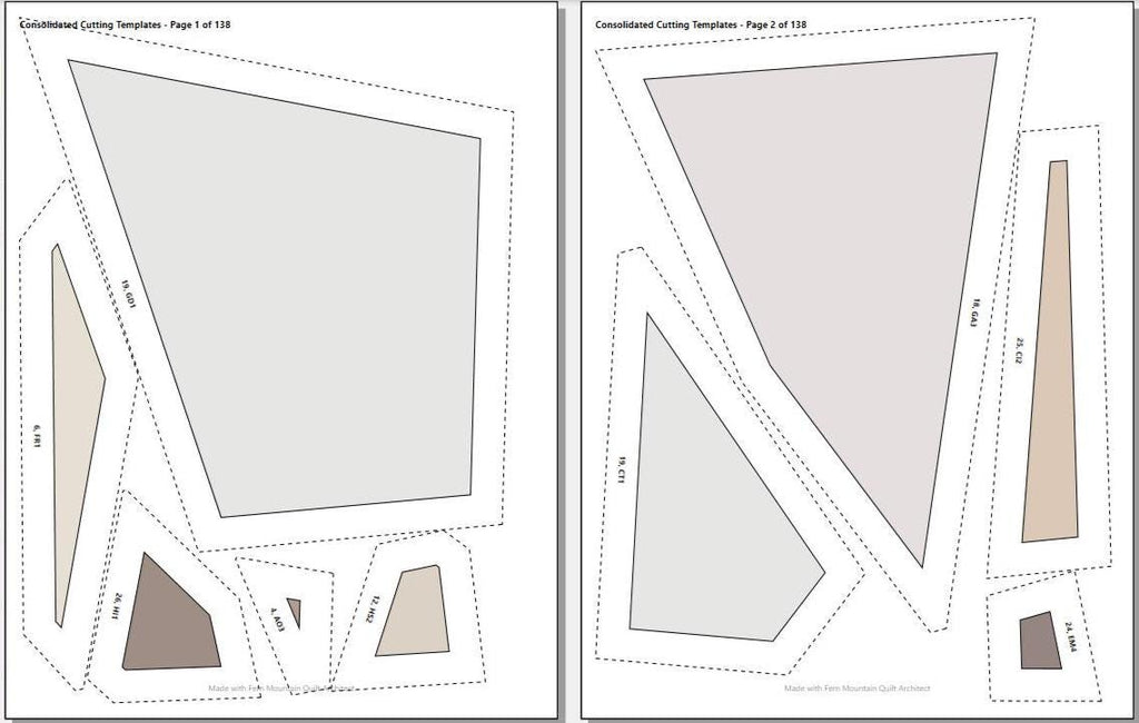 Ammo the Pibble-60"x75" FPP Quilt Pattern