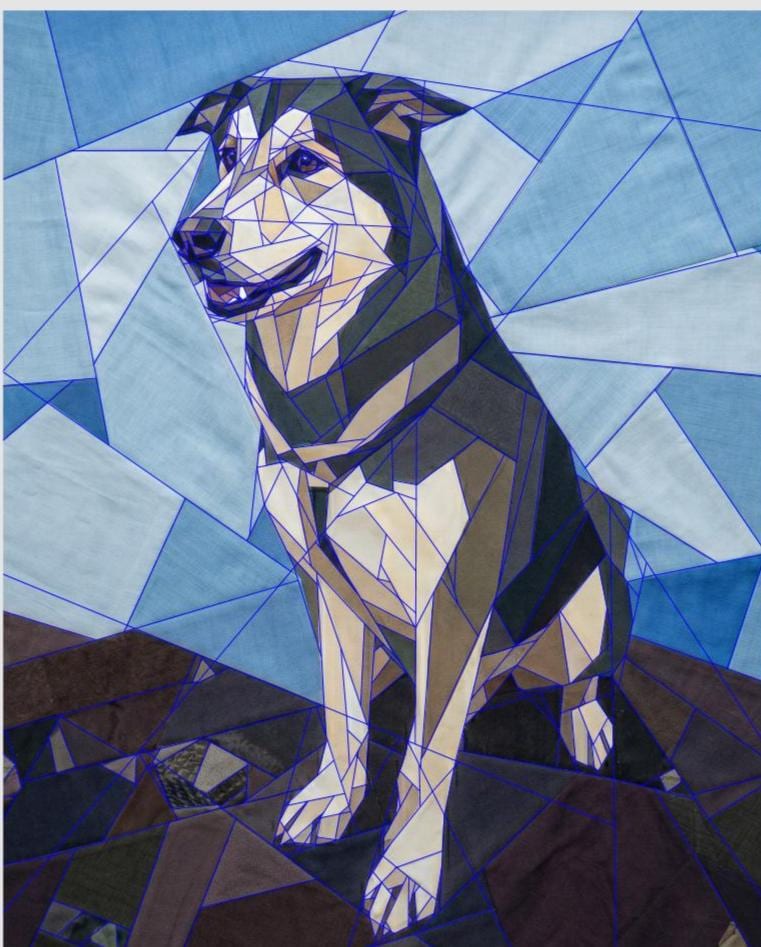 Smiling Shepherd 72" x 90" FPP Quilt Pattern