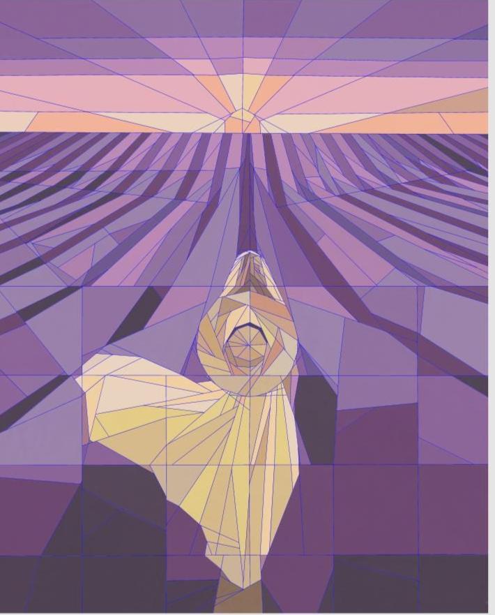 Lyric's Lavender Dream 72" x 90" FPP Quilt Pattern