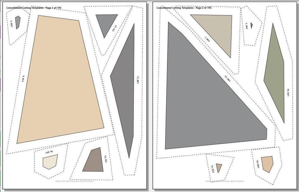 Ol Yeller Dog 72”x90” FPP Quilt Pattern
